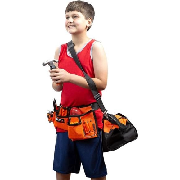 Real Tool Set for Kids Steel Forged Tools for Children Kids Toolbelt Child-Sized - Picture 6 of 7